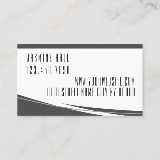 Carte De Visite Microblading moderne, sourcils, maquillage permane (Dos)