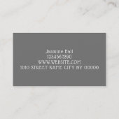 Carte De Visite Microblading, Sourcils, Cils, Maquillage Permanent (Dos)