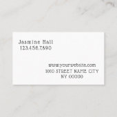 Carte De Visite Microblading, Sourcils, Maquillage Permanent (Dos)