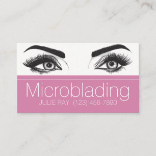 Carte De Visite Microblading , Sourcils, Tatouage, Maquillage Perm
