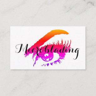 Carte De Visite Microblading , Sourcils, Tatouage, Maquillage Perm