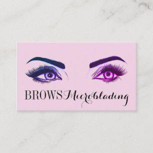 Carte De Visite Microblading , Sourcils, Tatouage, Maquillage Perm