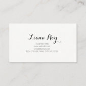 Carte De Visite Microblading, sourcils, tatouage, Maquillage perma (Dos)