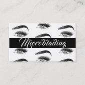 Carte De Visite Microblading, sourcils, tatouage, Maquillage perma (Devant)