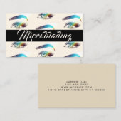 Carte De Visite Microblading, sourcils, tatouage, Maquillage perma (Devant / Derrière)