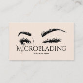 Carte De Visite Microblading, sourcils, tatouage, Maquillage perma (Devant)