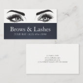 Carte De Visite Microblading, sourcils, tatouage, Maquillage perma (Devant / Derrière)