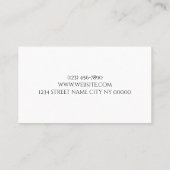 Carte De Visite Microblading, sourcils, tatouage, Maquillage perma (Dos)