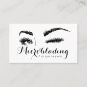 Carte De Visite Microblading, sourcils, tatouage, Maquillage perma (Devant)