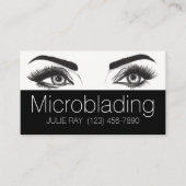Carte De Visite Microblading, sourcils, tatouage, Maquillage perma (Devant)