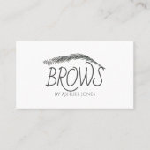 Carte De Visite Microblading, sourcils, tatouage, Maquillage perma (Devant)