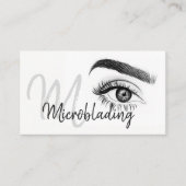 Carte De Visite Microblading, sourcils, tatouage, Maquillage perma (Devant)