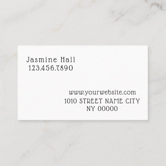 Carte De Visite Microblaing, Eyebrows, Makeup permanent (Dos)