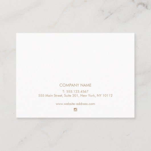 Carte De Visite Microbling - Instructions pour les soins postérieu (Dos)