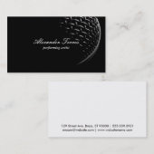 Carte De Visite Microphone (Devant / Derrière)