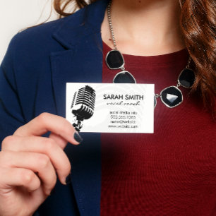 Carte De Visite Microphone