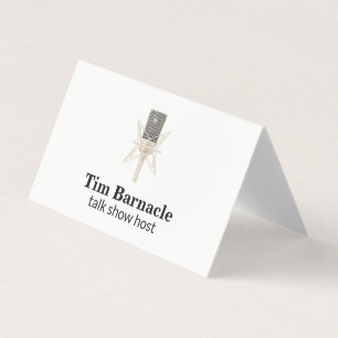 Carte De Visite Microphone / Animation / Podcast
