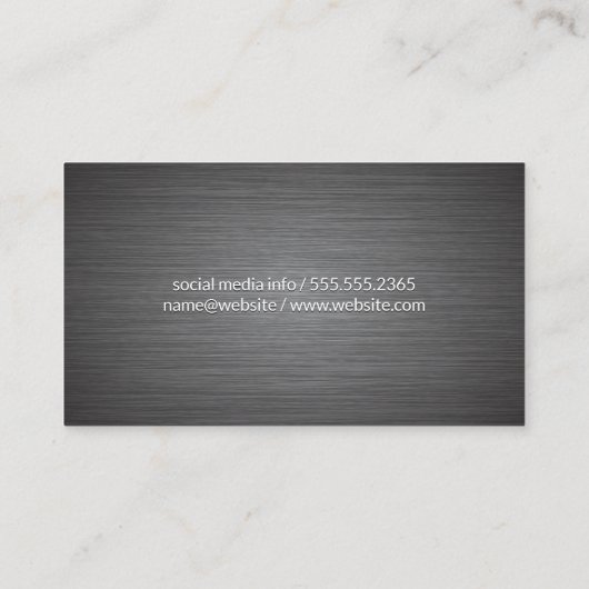 Carte De Visite Microphone / Animation / Podcast (Dos)