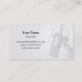 Carte De Visite microphone de studio (Dos)