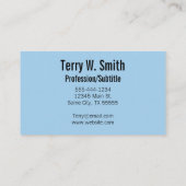 Carte De Visite Microphone Podcaster (Dos)