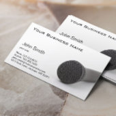 Carte De Visite Microphone sur le sol