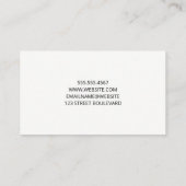 Carte De Visite Microphone | Vague audio numérique (Dos)