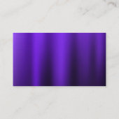 Carte De Visite Microphone | Vague audio numérique | Metallique (Dos)