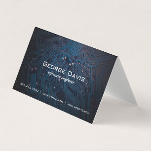 Carte De Visite Micropuce Ingénieur logiciel