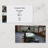 Carte De Visite Microscope à l'ancienne (Devant / Derrière)