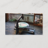 Carte De Visite Microscope à l'ancienne (Dos)