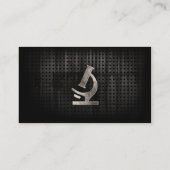 Carte De Visite Microscope cool (Dos)