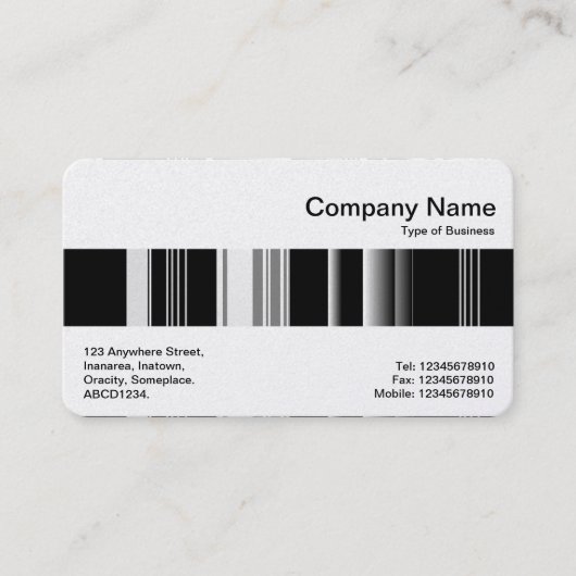 Carte De Visite Middle Band - Codex 02 (Platine) (Devant)