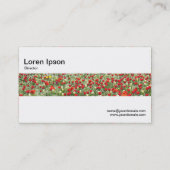 Carte De Visite Middle Band - Lit de Tulipes (Dos)