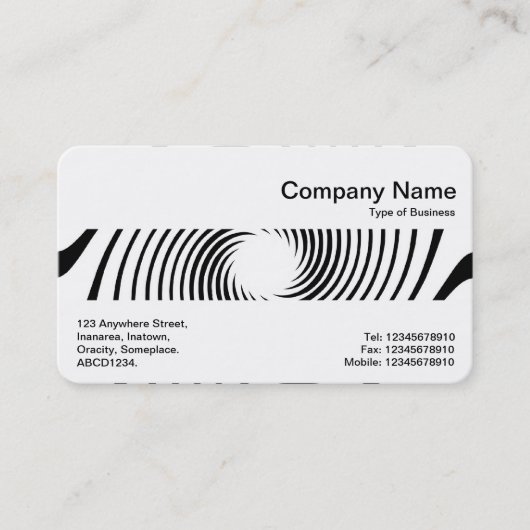 Carte De Visite Middle Band - Vortex (Devant)