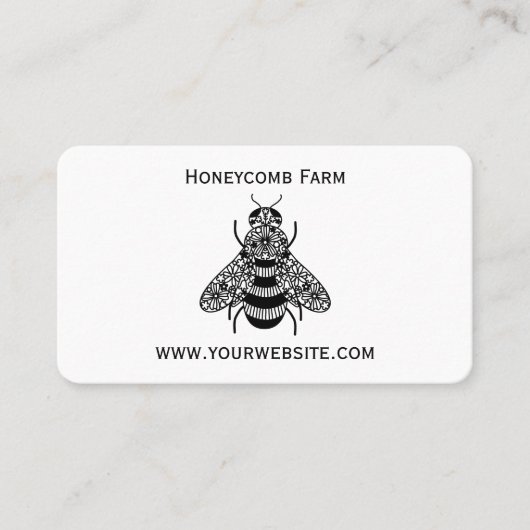 Carte De Visite Miel Bee (Devant)