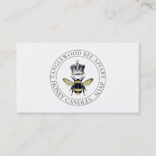 Carte De Visite Miel Bee Apiary Produits de miel
