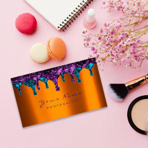 Carte De Visite Miel en bronze violet de dépilage d'Epilation de