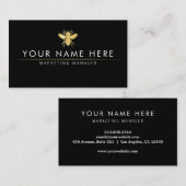 Carte De Visite Miel professionnel Bee Keeper (Devant / Derrière)