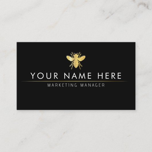 Carte De Visite Miel professionnel Bee Keeper (Devant)