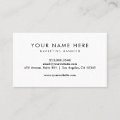 Carte De Visite Miel professionnel Bee Keeper (Dos)