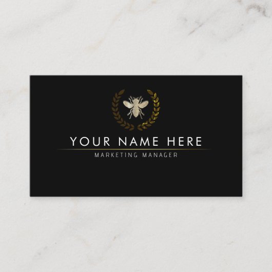 Carte De Visite Miel professionnel Bee Keeper (Devant)