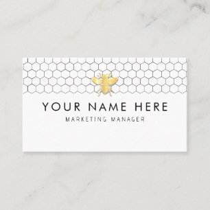 Carte De Visite Miel professionnel Bee Keeper
