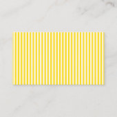 carte de visite miel rayé (Devant)