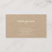 Carte de visite mignon de bonbons à boulangerie de (Dos)