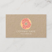 Carte de visite mignon de bonbons à boulangerie de (Devant)