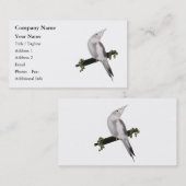 Carte de visite mignon de Cockatiel (Devant / Derrière)