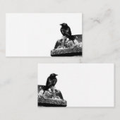 Carte de visite mignon de corneille (Devant / Derrière)