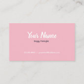 Carte de visite mignon de Groomer de chien (Dos)