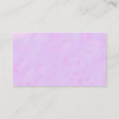 carte de visite mignon de licorne (Dos)