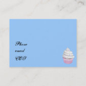 Carte de visite MIGNON de PÂTISSERIES (Dos)